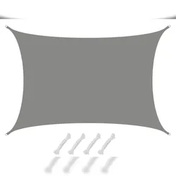 UV Sonnensegel Wasserdicht 6x4 - Rechteckig - Sonnenschutz Segel Garten Terrasse