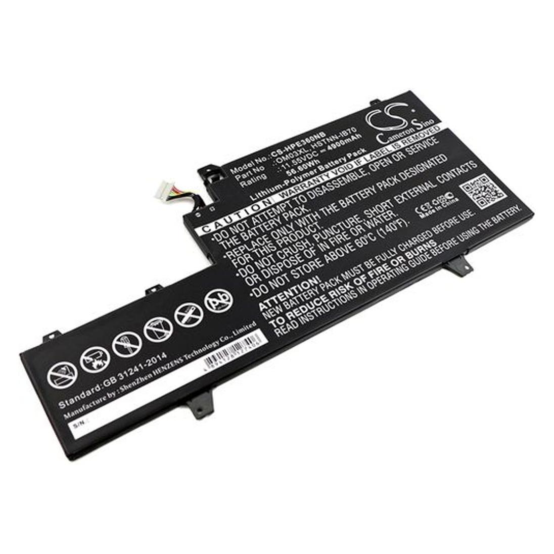 NoName Battery for HP EliteBook x360 1030 G2 etc (4 Zellen) (HPE360NB)