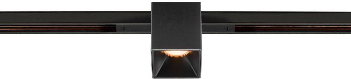 Slv Fixt-It!, 48v, Dali, Eckig, Standard Track, Spot, 2700k, 6.6 W, 36°, Schwarz / Schwarz - Leuchten Mit 3 Phasen Adapter 48v