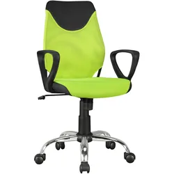 JUGENDDREHSTUHL Nylon Ergonomisch Höhenverstellbar DAVOS, Grün 60x60x101 cm