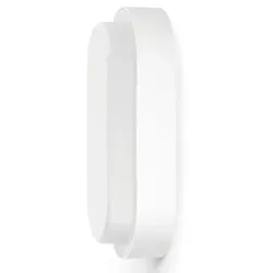 RZB LED-Ovalleuchte HB 710 mit MultiLumen-Funktion, 4000K, 6W / 9,5W, IP54, weiss