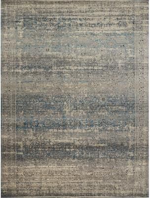 Alexander Home Carissa Distressed Floral Border Area Rug
