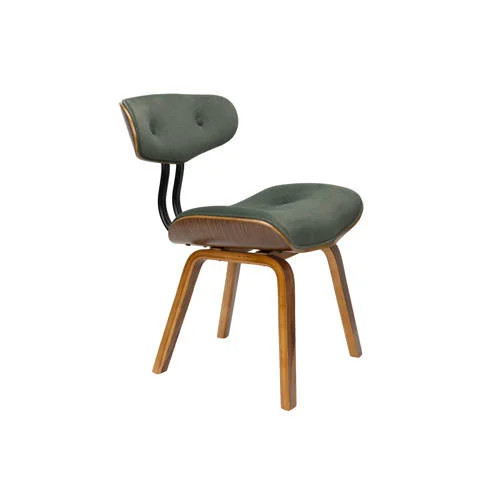 Dutchbone eetkamerstoel Blackwood - groen