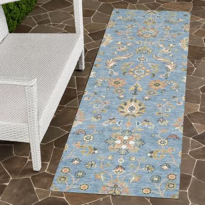 Addison Rugs Machine Washable Indoor/ Outdoor Traditional Basalt Chantille Rug