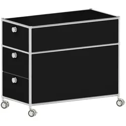viasit Rollcontainer »System 4« schwarz, 42x76x62 cm