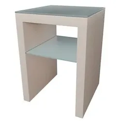 BODYFLEX BOXSPRING Nachttisch PORTO 2 Glasablagen 40x40x56cm