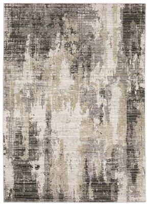 Style Haven Nelson Abstract Etchings Grey/ Beige Indoor Area Rug