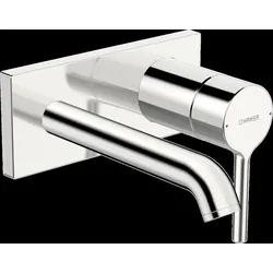 HANSA HANSAVANTIS Style Fertigset für den Waschtisch-Batterie, Unterputz, Ausladung 179mm, 54802107, Farbe: Chrom