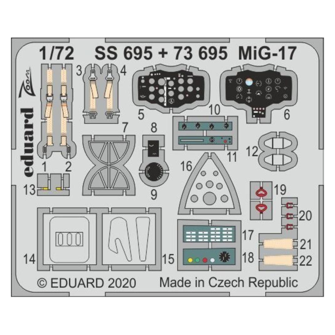 Eduard MiG-17 for Airfix (SS695)