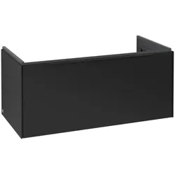 Villeroy und Boch Subway 3.0 Waschtisch-Unterschrank C56901VL 97,3x42,9x47,8cm, ohne LED/Griff Volcano black, volcano black