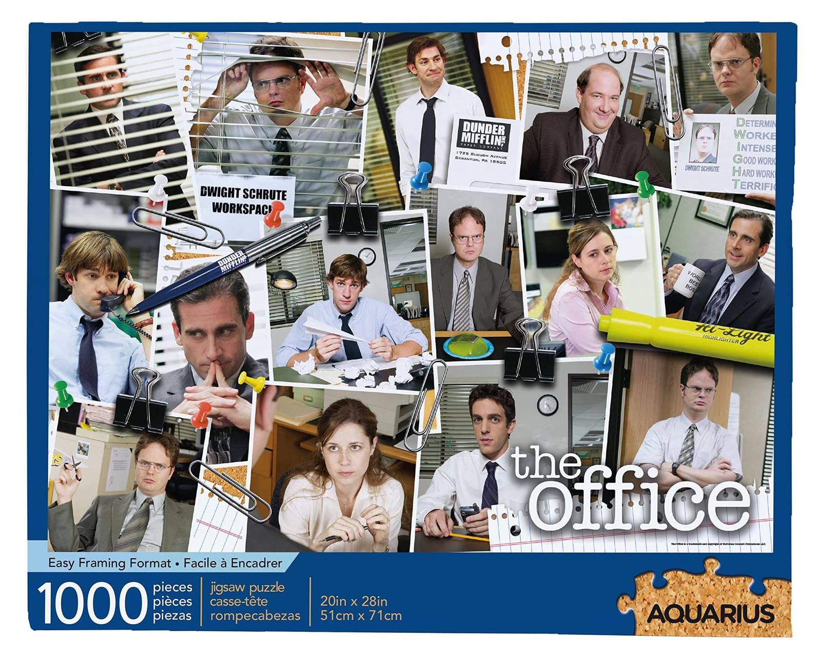 NMR Distribution Puzzel van de cast van The Office, 1000 stukjes