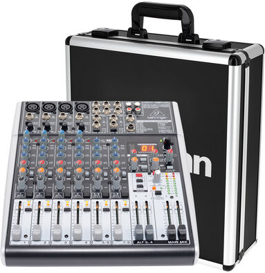Behringer Xenyx X1204 USB Case Bundle Schwarz