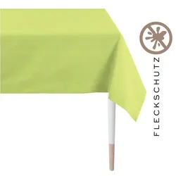 Apelt Tischdecke Basic 130 x 220 cm Mischgewebe Grün