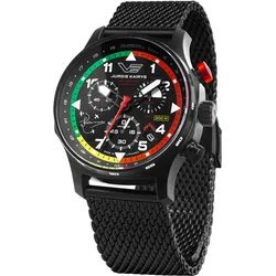 Vostok Europe VK68-592C775B Herrenuhr Jurgis Kairys Unlimited Aerobatics Schwarz