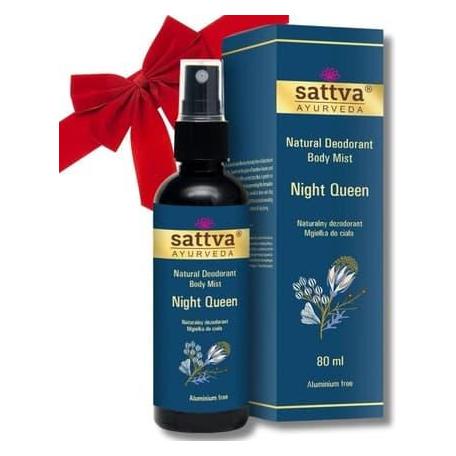 Sattva Ayurveda Sattva Natural Deodorant Body Mist Natural Deodorant In Night Queen 80Ml (Spray, 80 ml) (45155886)