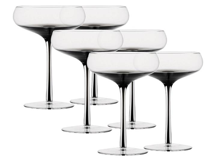 Cocktail Glas HENNAN 6 -teilig grau 20 cl