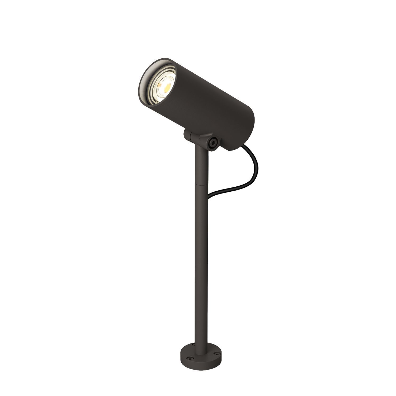 Wever & Ducré LED-Pollerleuchte STIPO OUTDOOR FLOOR PROJ 4.0 - 3000K Q bronze 737468Q5 5404037333943