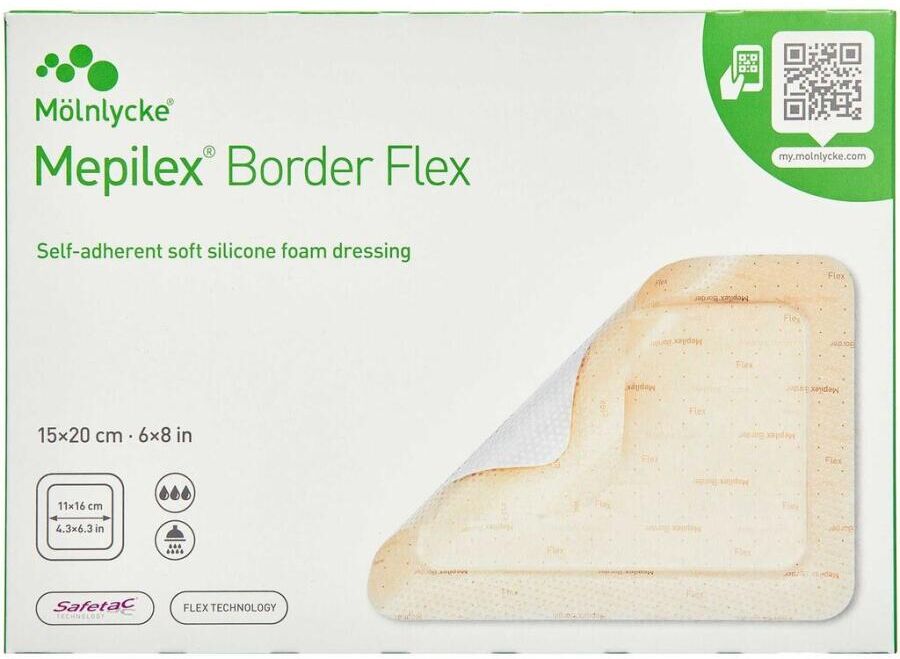Mepilex Border Flex 15 x 20 cm Medicinsk udstyr 5 stk