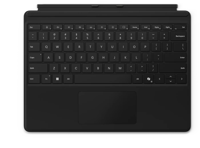 Microsoft Surface Pro (13"-Version) ohne Stiftschlitz Black ENG