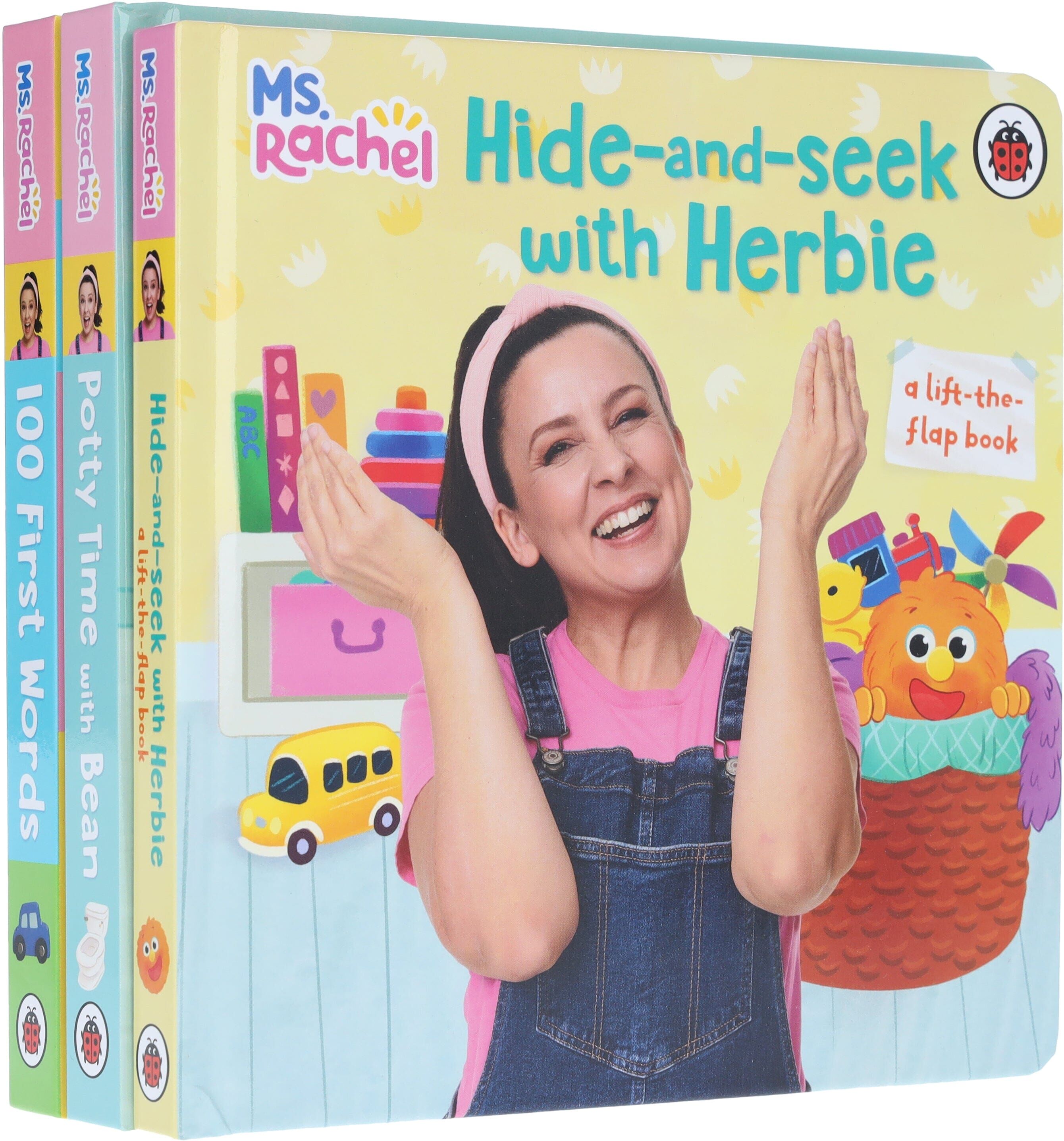 Ms Rachel's Collection Illustrated 3 Books: Early Learning & Speech Development Set - Ages 1-5 - Paperback Ladybird