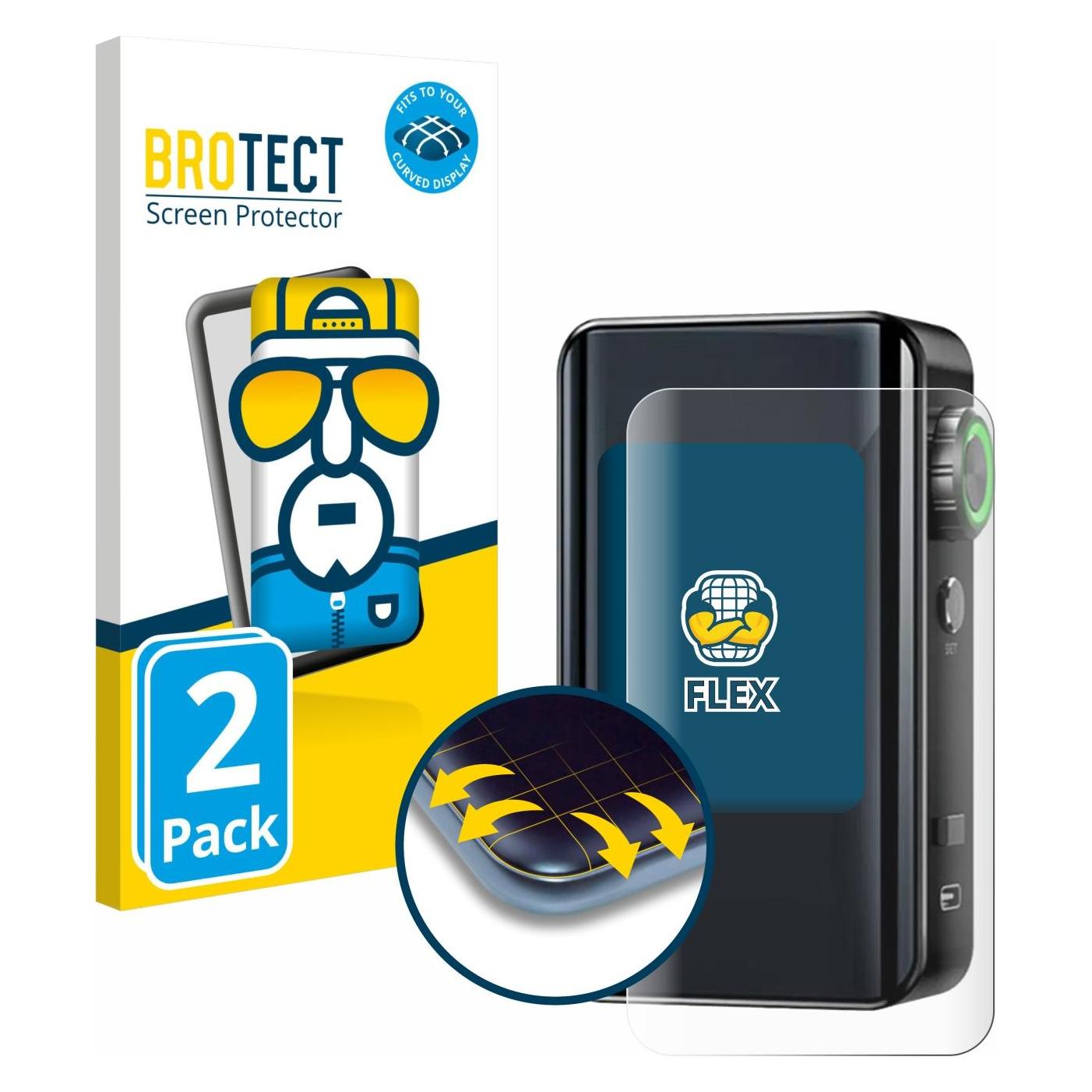 Brotect Fullscreen für Lost Vape Centaurus Bt200 Schutzfolie Displayschutz Folie Klar Transparent (5160304)