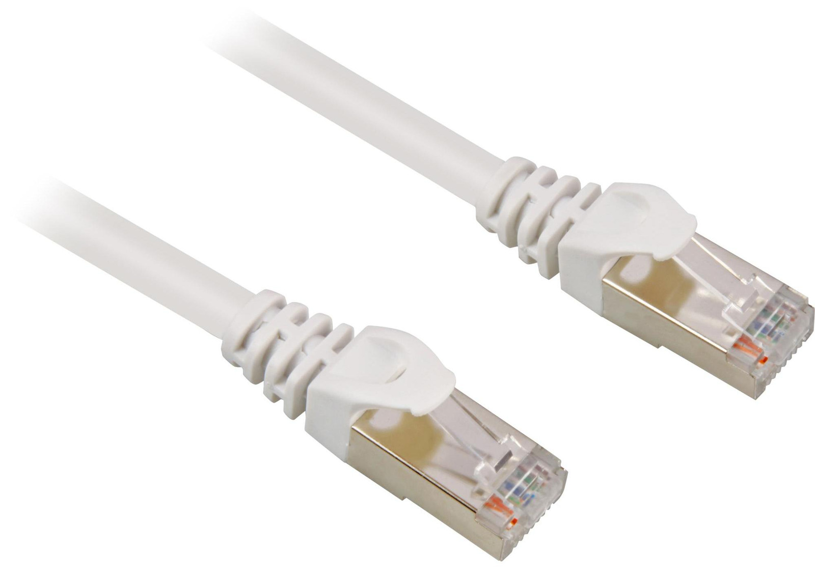 Sharkoon Patchkabel RJ45 naar RJ45, CAT.6 S/FTP, wit, 1,5 meter