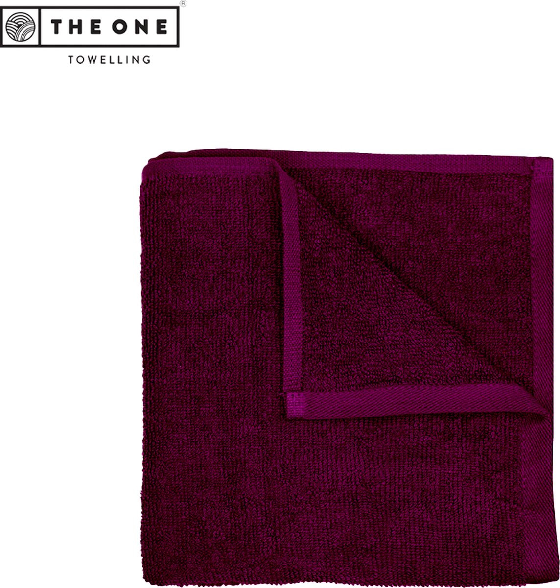 The One Kappershanddoek van Katoen - Magenta - 45 x 90 cm