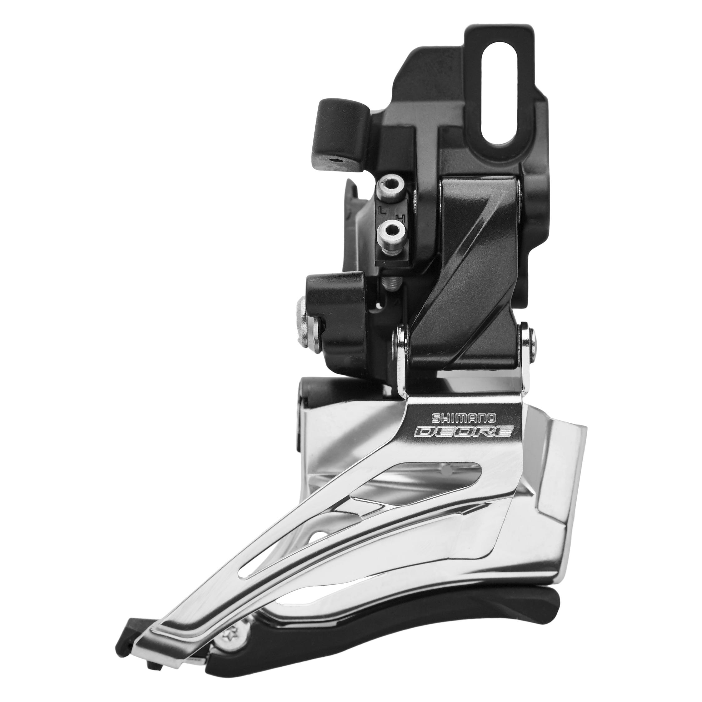 Shimano Deore MTB FD-M6025 Umwerfer 2x10s Down Swing Direktmontage hoch (IFDM6025D6)