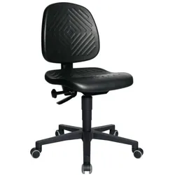 Topstar, Bürostuhl, TEC 40 Rollen Polyurethanschaum schwarz 410-540 mm