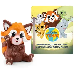 tonies - Hörfigur für die Toniebox: Green Team: Mission: Rettung an Land mit Nina, dem roten Panda