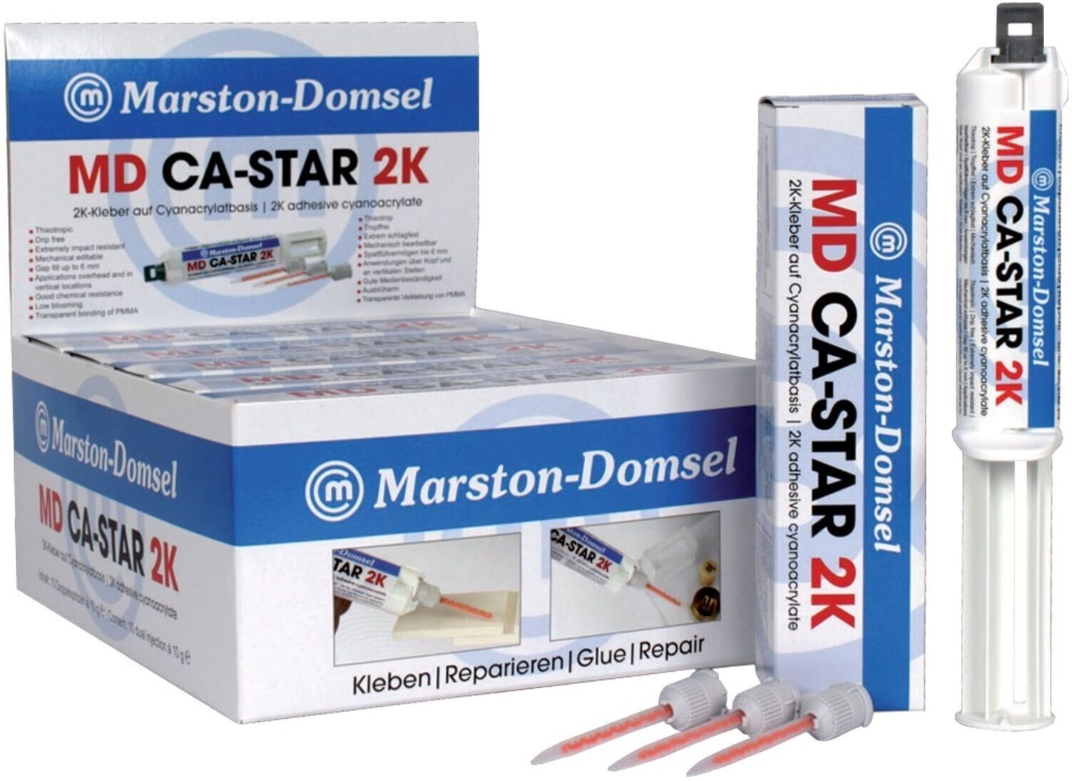 2K-Kleber 10g Cyanacrylatbasis Klebt Holz,Papier,Textilien CA-Star ; Marston-Domsel (MGL.STAR.S10)