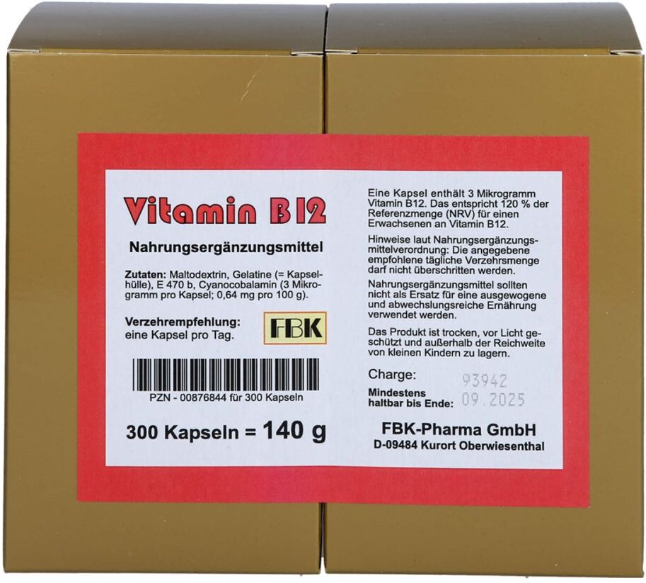 FBK-Pharma Vitamin B12 Kapseln