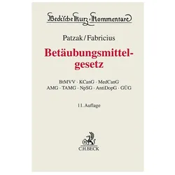 Betäubungsmittelgesetz, Fachbücher von Jörn Patzak, Harald Hans Körner, Jochen Fabricius, Felix Huth