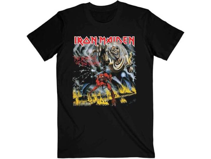 T-Shirt # Xl Black Unisex # Number Of The Beast