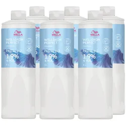 6000ml Wella Professionals Welloxon Perfect Creme Developer Set 1,9 % - 6 Vol (6 x 1000ml)
