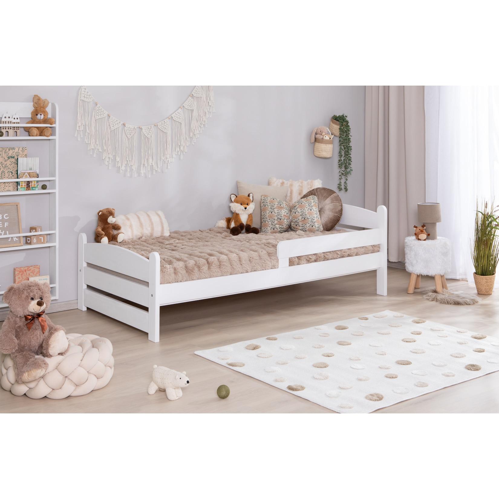 TiCAA Einzelbett „Mello“, Kinderbett, Jugendbett, Schlafzimmer, Kinderzimmer
