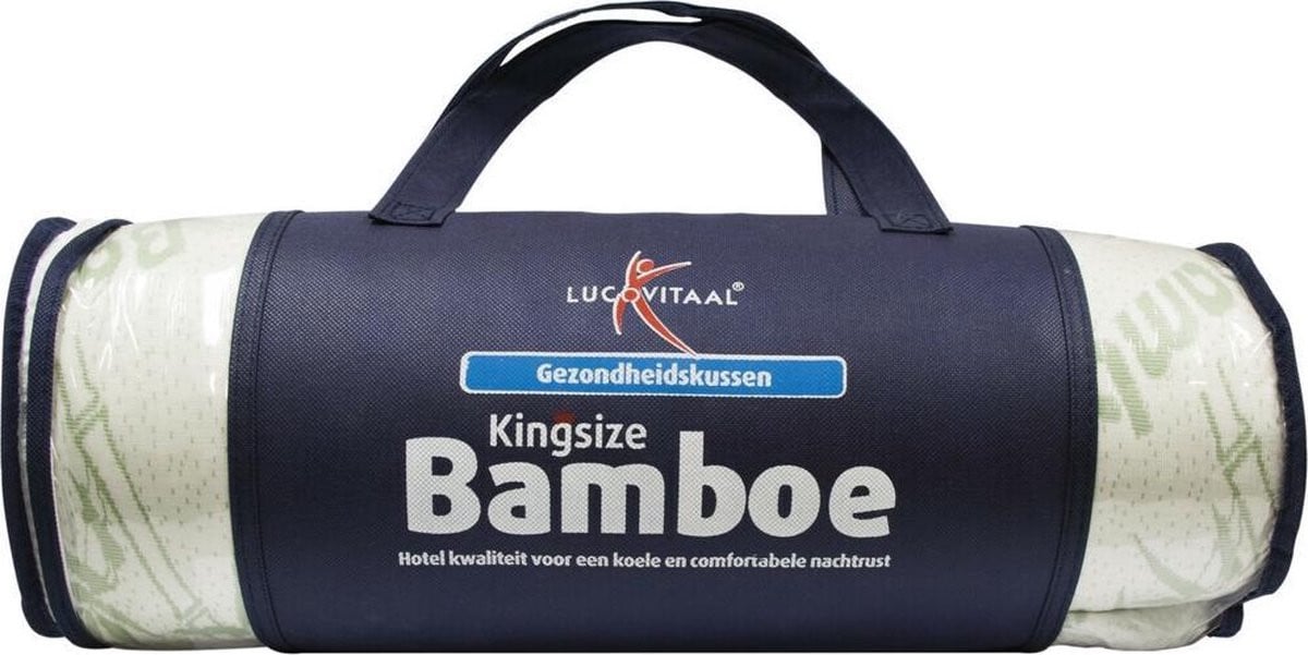 2x Lucovitaal Bamboe Kussen