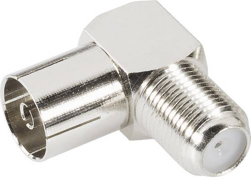 TRU Components 1579507 Koax-Adapter Koax-Buchse - F-Buchse