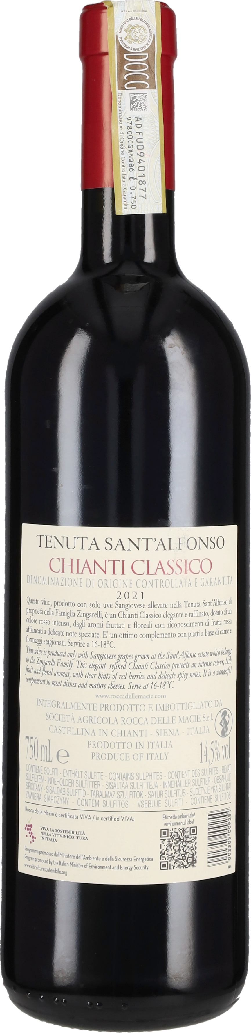 Chianti Classico 'Tenuta Sant'Alfonso' Rocca delle Macie 2023