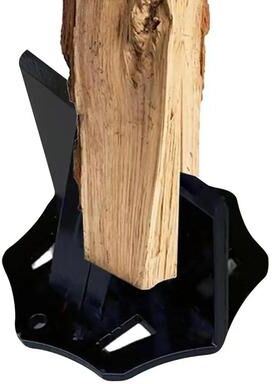 Inspired Deals Pro Heavy Duty Manual Wood Splitter, Safe Firewood Cutting Tool Small