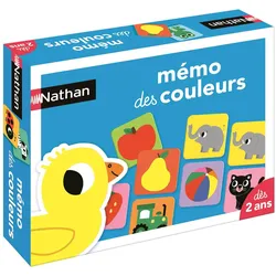 Nathan 31616 Brettspiel Kartenspiel Matching (Französisch, 1 Spieler)