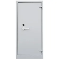 Lüllmann® Flügeltürenschrank, feuergeschützt, 4 OH, 1500 x 700 x 550 mm, lichtgrau
