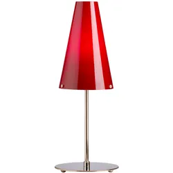 Tecnolumen TLWS 03 Tischleuchte, rotes glas