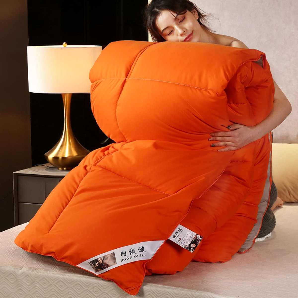Wit Dekbedovertrek Kingsize van Hotelkwaliteit met Down en Feathers Vulling