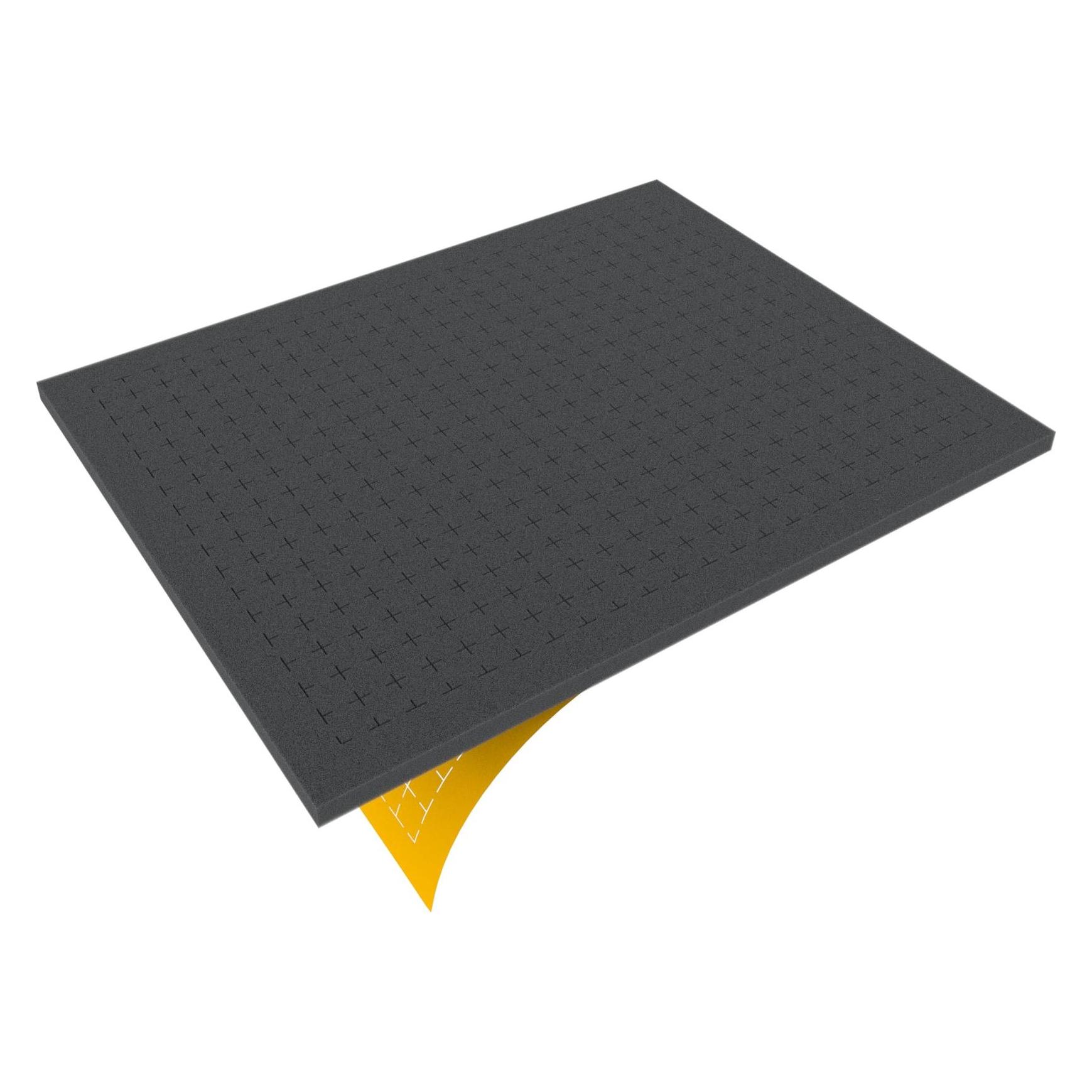 Feldherr FS010RS - 10 mm Full-Size Raster-Schaumstoffeinlage selbstklebend (Schaumstoff) (FS010RS)