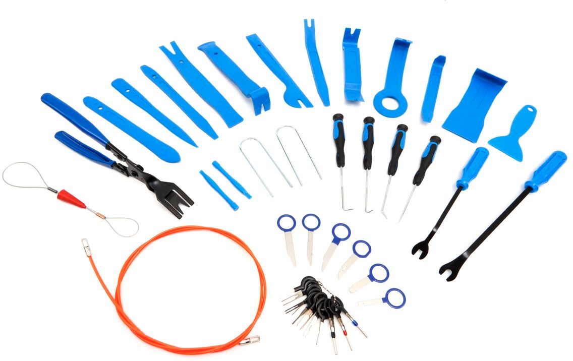 HBM 42 pièces, kit de réparation, d'assemblage et de démontage pour les garnitures de portes, les garnitures, les garnitures intérieures, la peinture, etc.