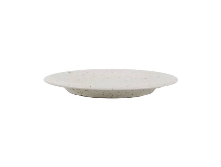 Assiette plate en grès blanc, ronde - Pomax, Bosque - Ø28xH3 cm