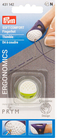 Prym Fingerhut Soft Comfort, ergonomisch