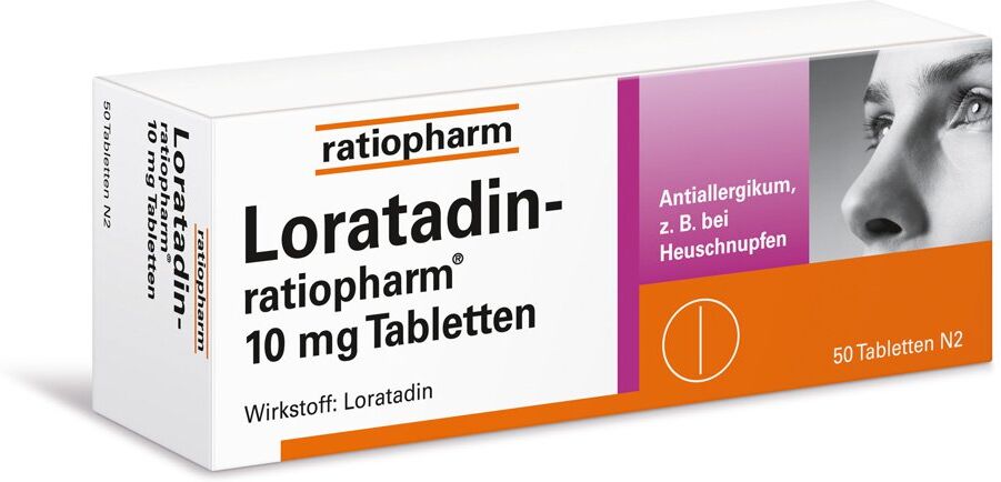 Loratadin-ratiopharm® 10 mg Tabletten 50stk