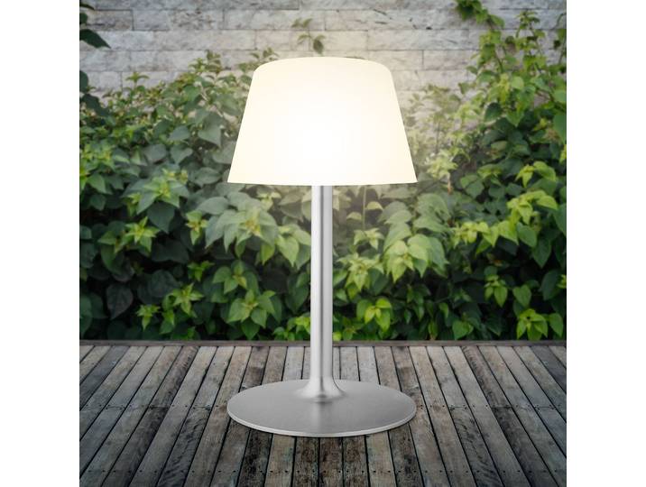 Eva Solo Deko Solarleuchte SunLight, dimmbar, chrom / silber, Metall, Modern